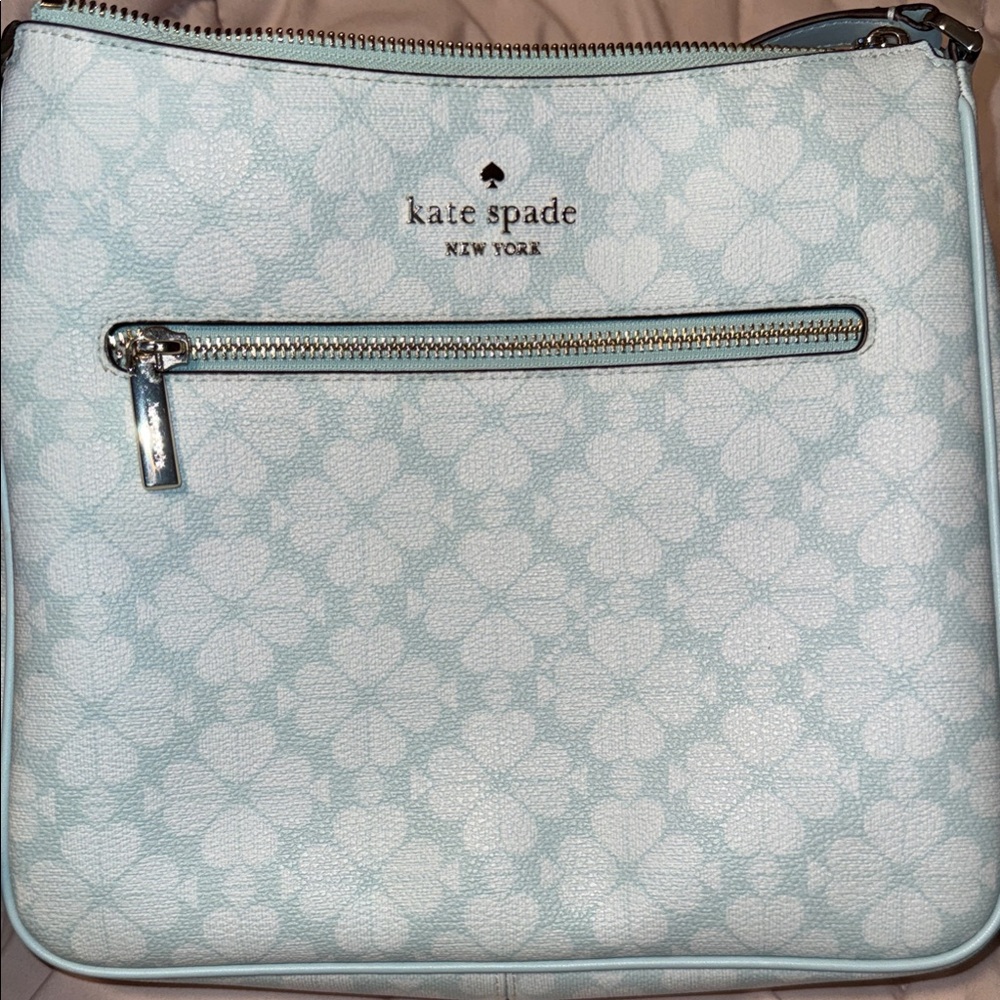 Kate Spade Blue Floral Crossbody Bag